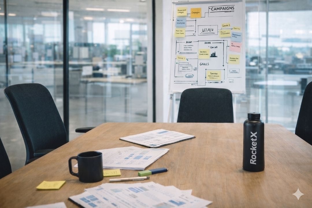 Il piano strategico che guida le campagne -- Rocket X Header