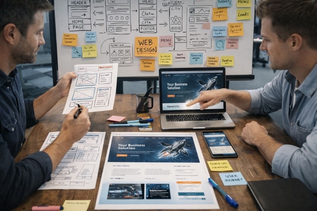 La strategia che guida la progettazione - Rocket X Header