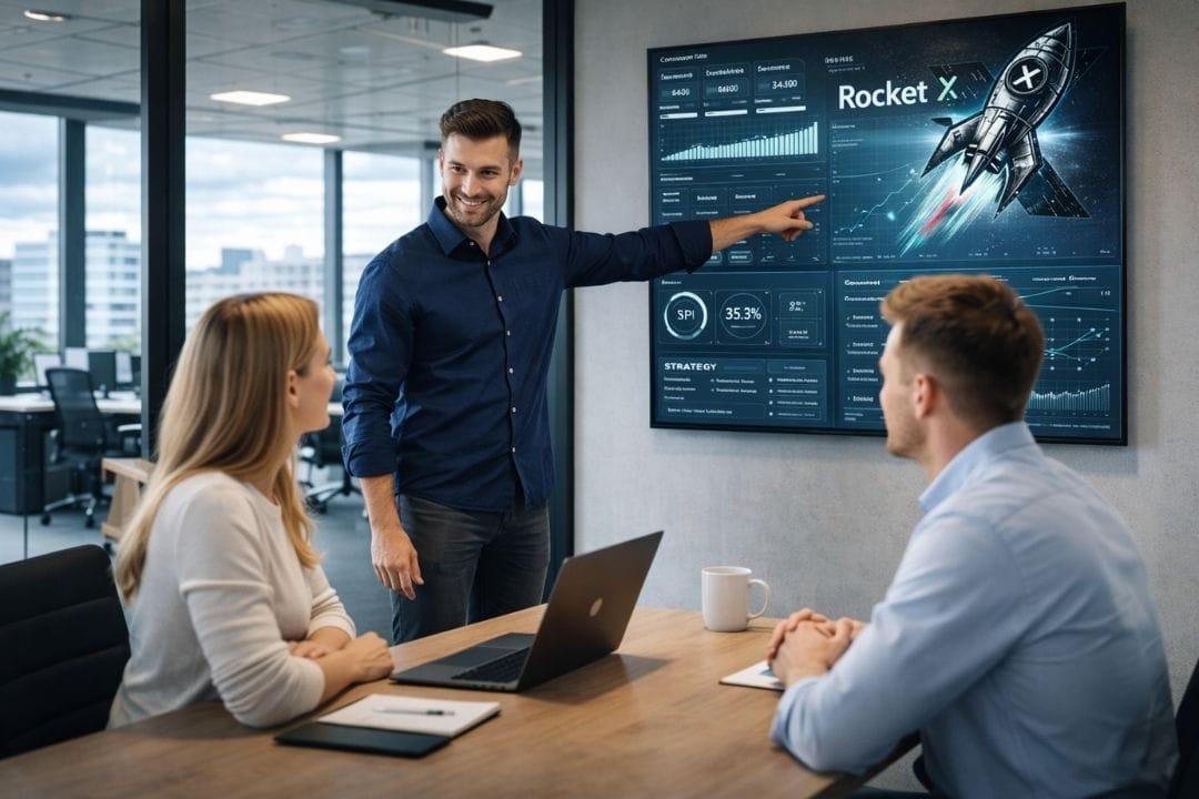La tua base operativa per crescere - - Rocket X Header